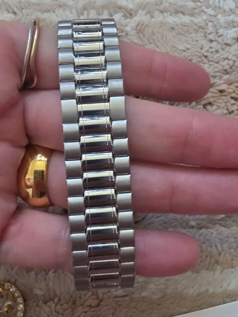 Timex Silver Stainless Steel Watch with Blue Dial - Picture 5 of 6